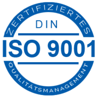ISO 9001 zertifiziert